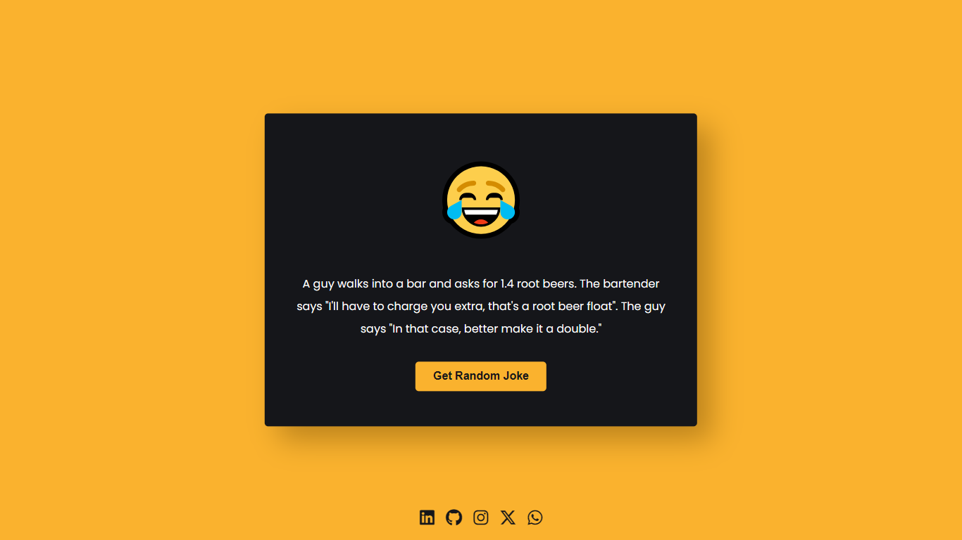 Random Joke Generator | Typical Developer | Nzenwata Christopher